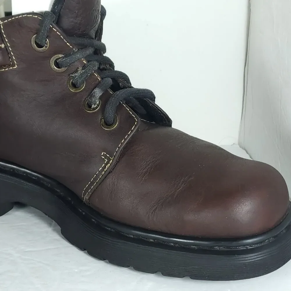 Dr. Martens Men's 9231 Vtg US 10 Uk 9 Brown Leather Chunky Work Boots England